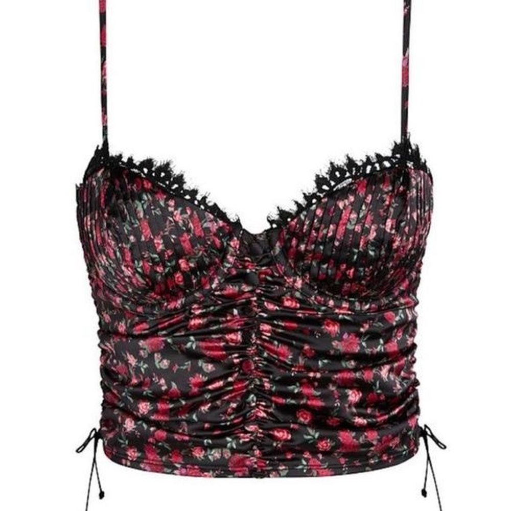 Pleated Corset Top